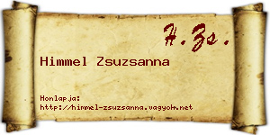 Himmel Zsuzsanna névjegykártya
