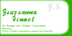 zsuzsanna himmel business card